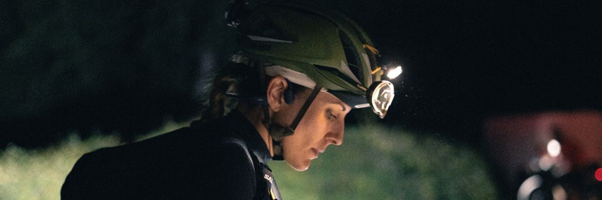 Lampe casque vélo puissante